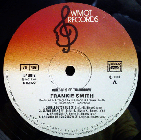 Frankie Smith : Children Of Tomorrow (LP, Album)