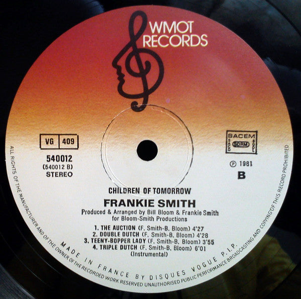 Frankie Smith : Children Of Tomorrow (LP, Album)