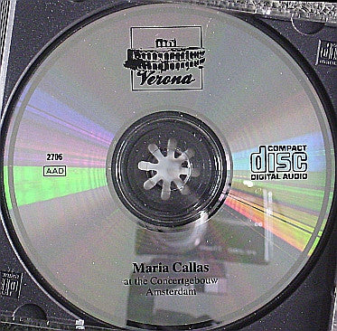 Maria Callas, Concertgebouworkest, Nicola Rescigno : Maria Callas At The Concertgebouw Amsterdam (CD)