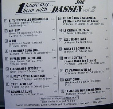 Joe Dassin : 1 Heure Avec... 1 Hour With... Vol. 2 (CD, Comp)