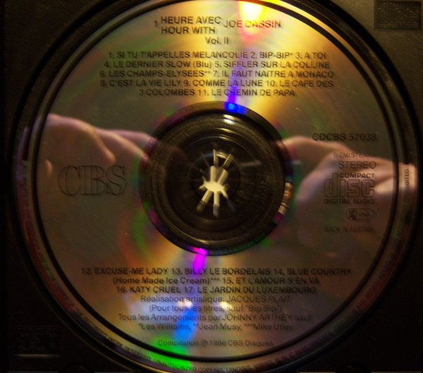 Joe Dassin : 1 Heure Avec... 1 Hour With... Vol. 2 (CD, Comp)