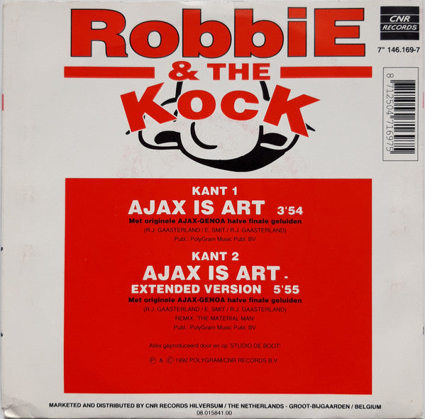 Robbie & The Kock : Ajax Is Art (7")