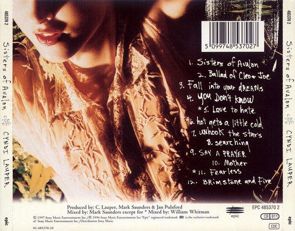 Cyndi Lauper : Sisters Of Avalon (CD, Album)