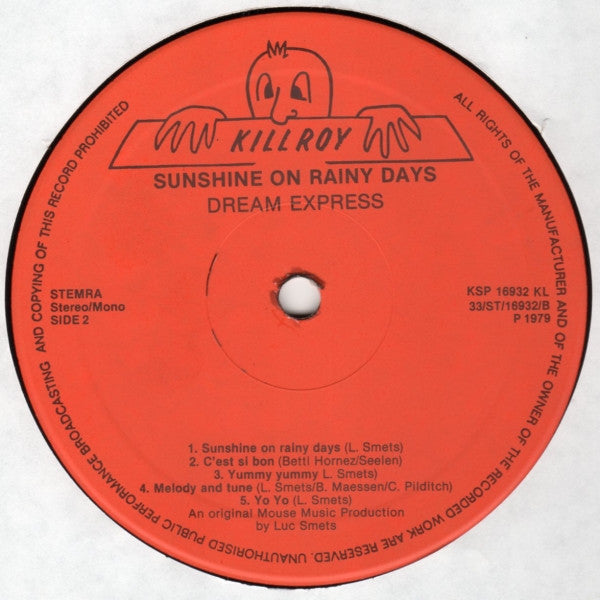 Dream Express : Sunshine On Rainy Days (LP, Album)