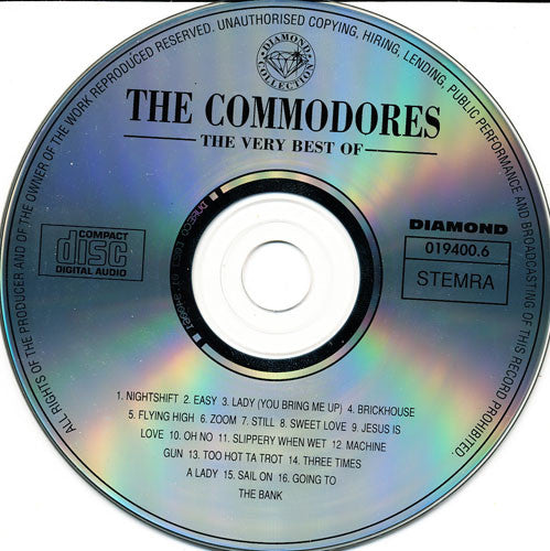 Commodores : The Very Best Of  (CD, Comp)