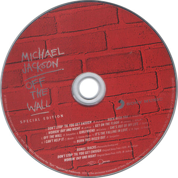 Michael Jackson : Off The Wall (CD, Album, RE, RM, S/Edition)