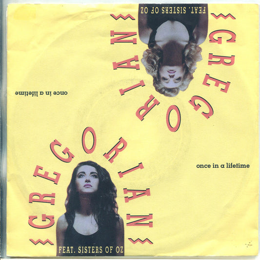Gregorian (3) Feat. Sisters Of Oz : Once In A Lifetime (7", Single)
