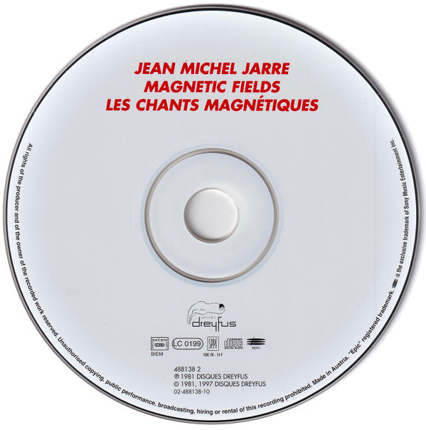 Jean-Michel Jarre : Magnetic Fields = Les Chants Magnétiques (CD, Album, RE, RM)