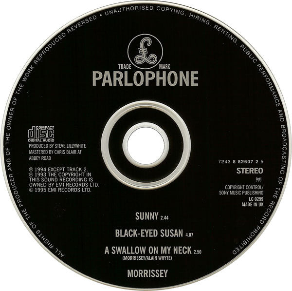 Morrissey : Sunny (CD, Single)