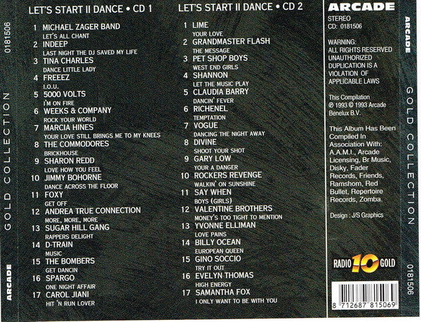 Various : Gold Collection 5 - Let's Start II Dance (2xCD, Comp)