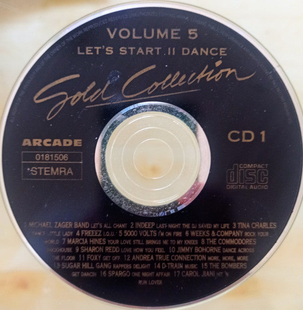 Various : Gold Collection 5 - Let's Start II Dance (2xCD, Comp)