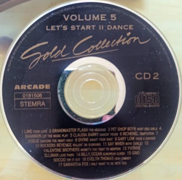 Various : Gold Collection 5 - Let's Start II Dance (2xCD, Comp)