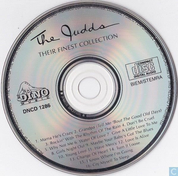 The Judds : Their Finest Collection (CD, Comp)