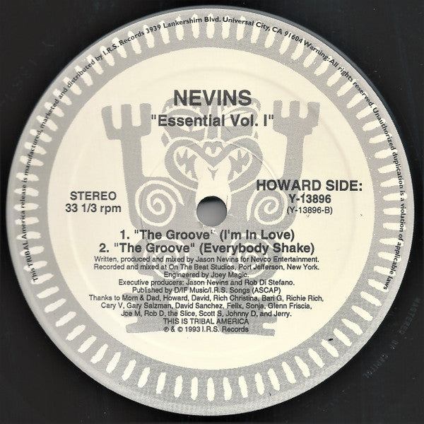 Jason Nevins : Essential Vol. I (12")