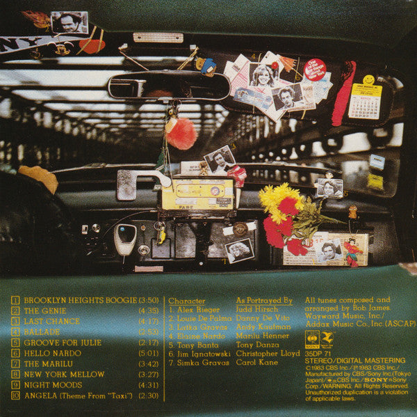 Bob James : The Genie: Themes & Variations From The TV Series "Taxi" (CD, Album)