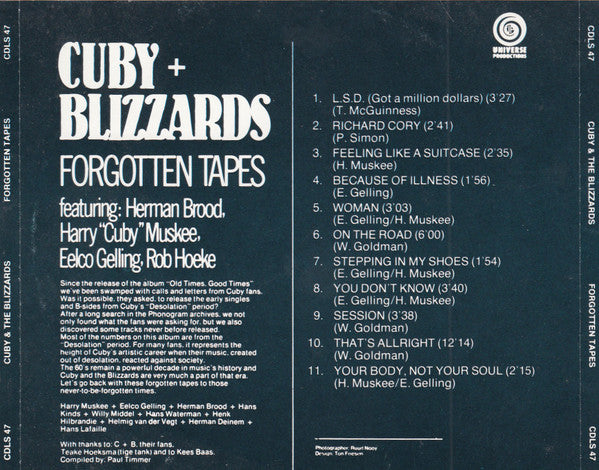 Cuby + Blizzards : Forgotten Tapes (CD, Comp)