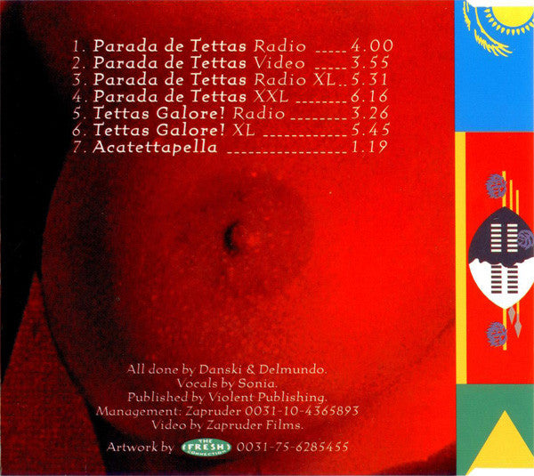 Vengaboys : Parada De Tettas (CD, Maxi)
