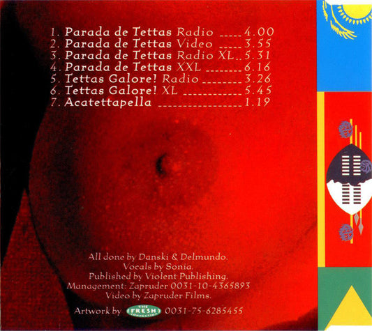 Vengaboys : Parada De Tettas (CD, Maxi)