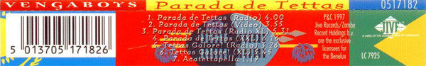 Vengaboys : Parada De Tettas (CD, Maxi)