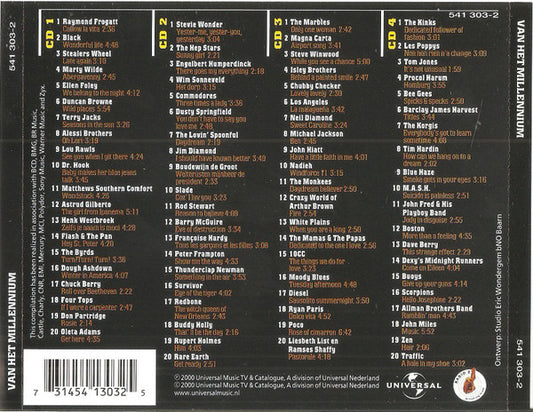 Various : De Leukste Hits Uit De Top 2000 Van Het Millennium (4xCD, Comp)