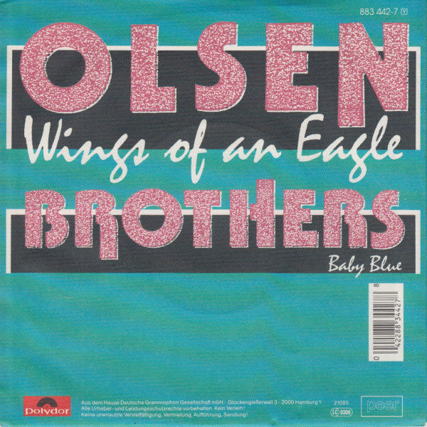 Olsen Brothers : Wings Of An Eagle (7", Single)