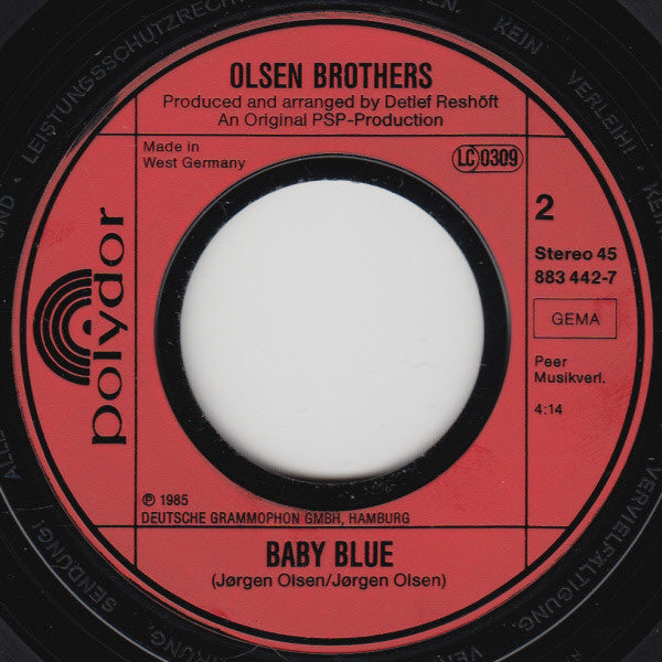 Olsen Brothers : Wings Of An Eagle (7", Single)