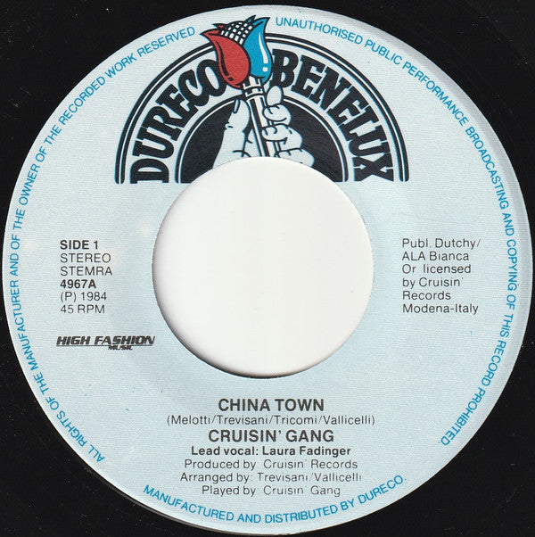 Cruisin' Gang : China Town (7")