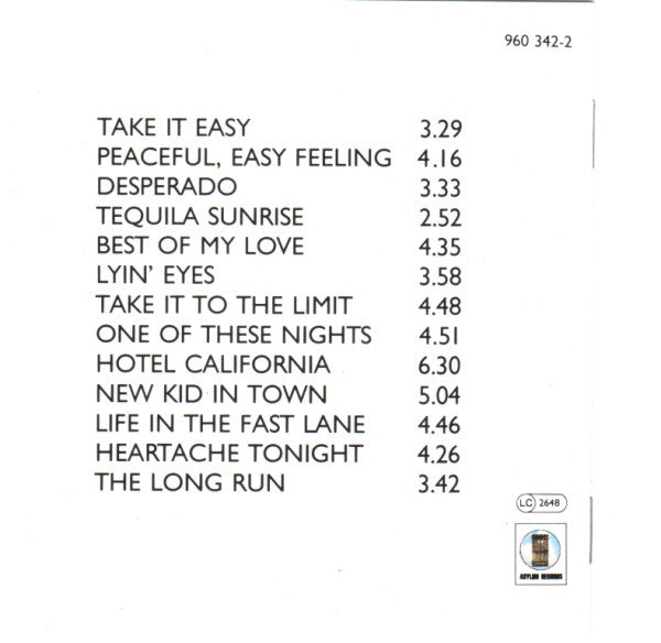 Eagles : The Best Of Eagles (CD, Comp, Tar)