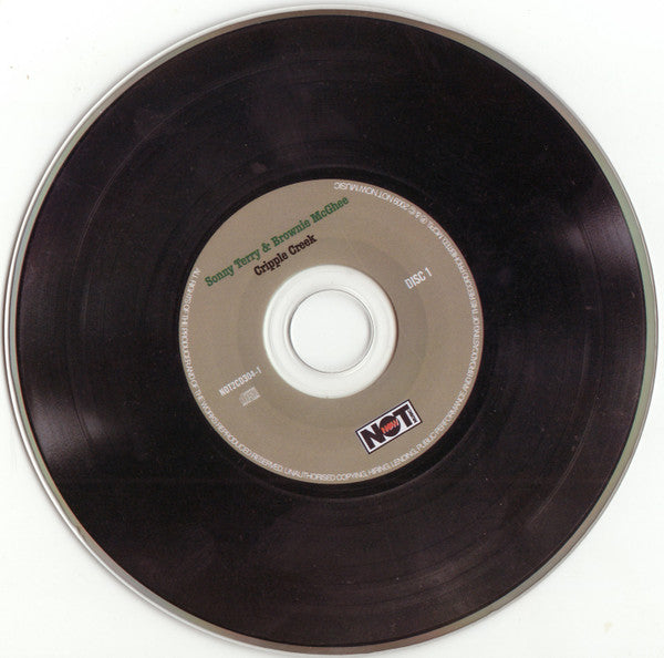 Sonny Terry & Brownie McGhee : Cripple Creek (2xCD, Comp, RM)