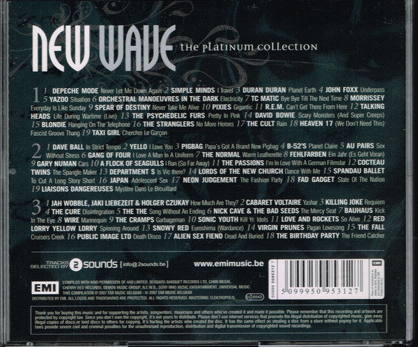 Various : New Wave (The Platinum Collection) (Box + 3xCD, Comp)