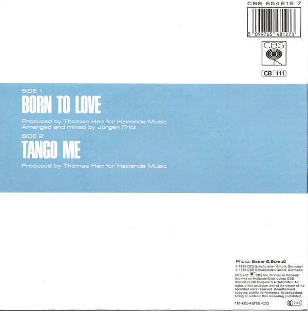The Winners (4) : Born To Love (7", Single)
