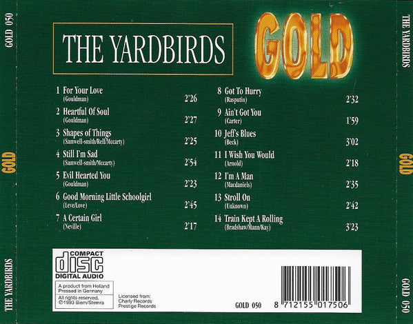 The Yardbirds : Gold (CD, Comp)