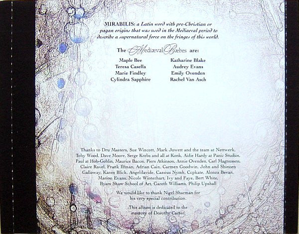 Mediæval Bæbes : Mirabilis (CD, Album)