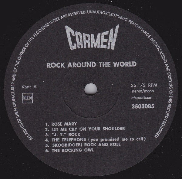 The Old Time Rocky Boys : Rock Around The World (LP, Album)