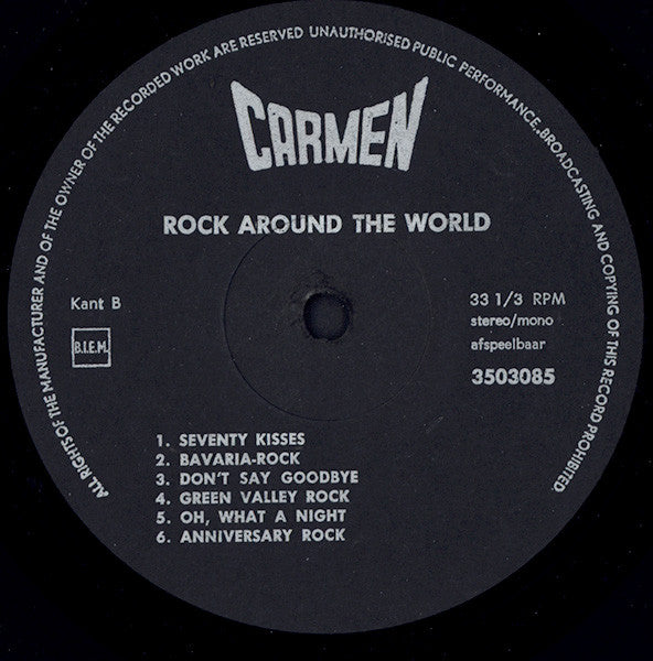 The Old Time Rocky Boys : Rock Around The World (LP, Album)