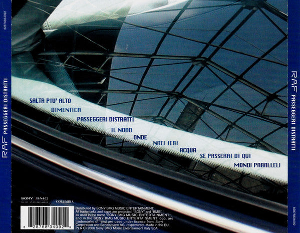 RAF (5) : Passeggeri Distratti (CD, Album)