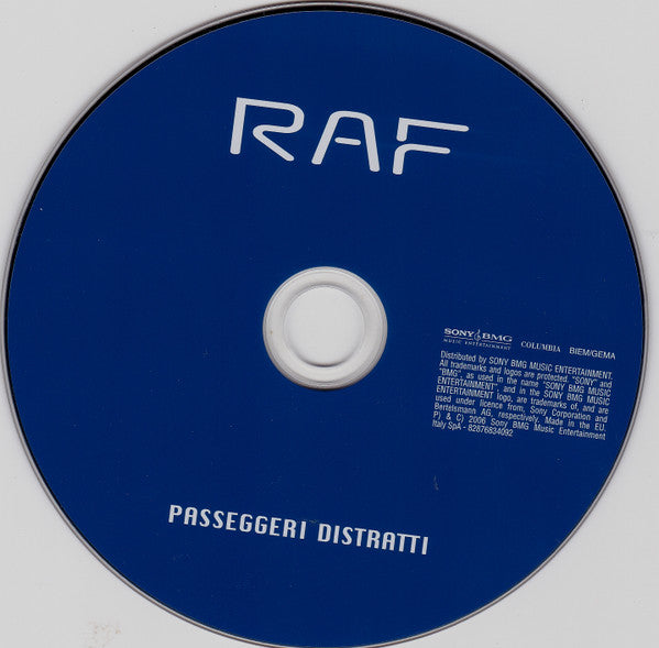 RAF (5) : Passeggeri Distratti (CD, Album)