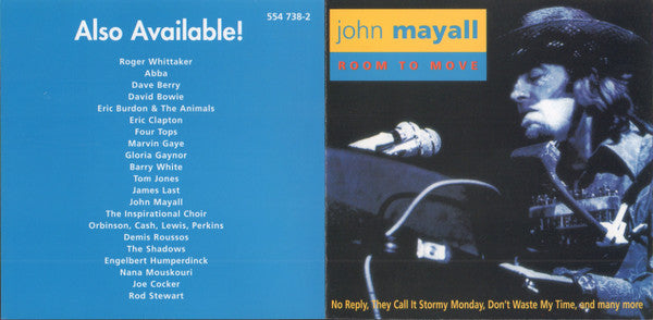 John Mayall : Room To Move (CD, Comp)