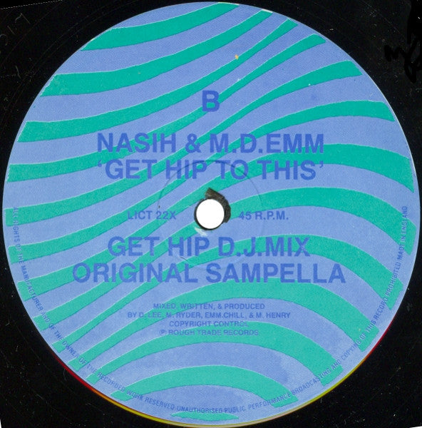 Nasih & M-D-Emm : Get Hip To This (Frankie Bones Manic Mix) (12")