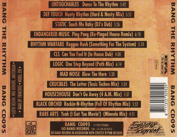 Various : Bang The Rhythm - A Go Bang! Compilation Of Strictly Rhythm Club Classics (CD, Comp)