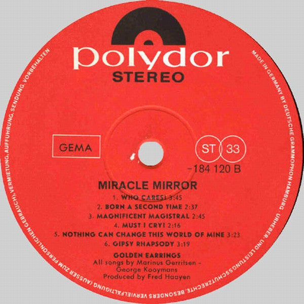 Golden Earring : Miracle Mirror (LP, Album)