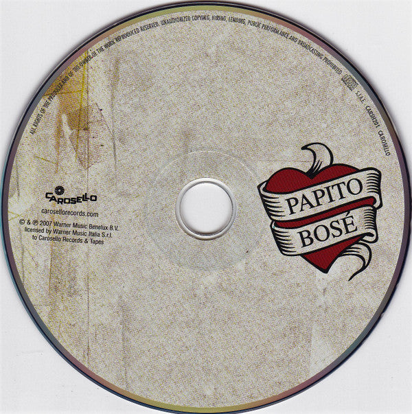 Miguel Bosé : Papito (CD, Album)