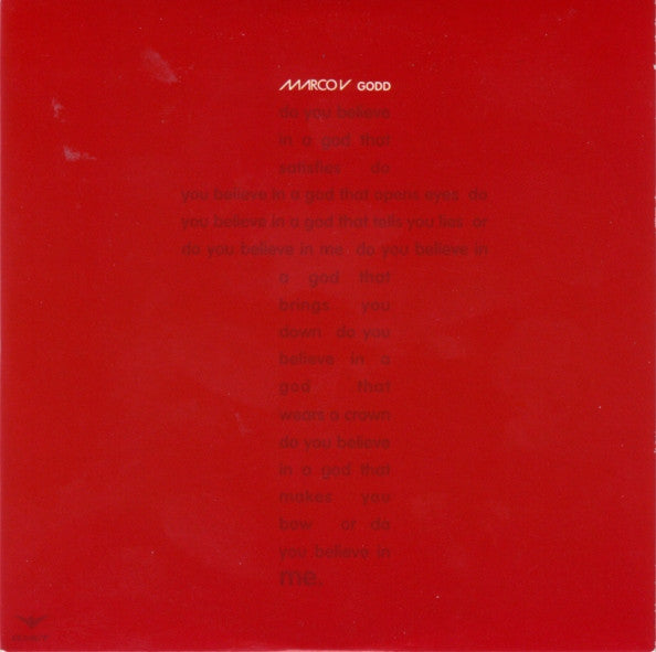 Marco V : Godd (CD, Single)