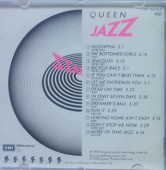 Queen : Jazz (CD, Album, RE)