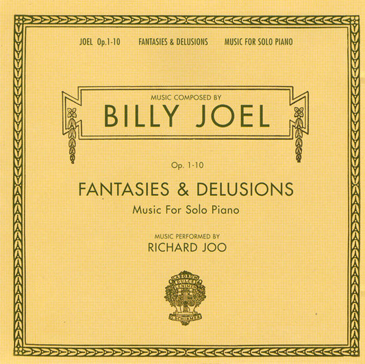 Billy Joel : Fantasies & Delusions (Op. 1-10 Music For Solo Piano) (CD, Album)