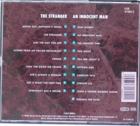 Billy Joel : The Stranger & An Innocent Man (2xCD, Comp)