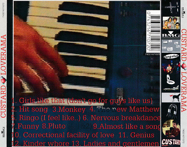 Custard : Loverama (CD-ROM, Album, Enh + CD, EP, Bon + Col)