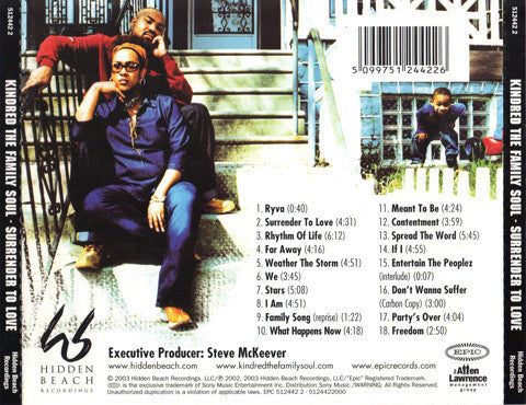 Kindred The Family Soul : Surrender To Love (CD, Album)