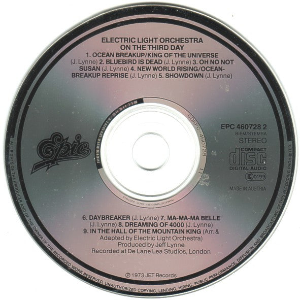 Electric Light Orchestra : On The Third Day (CD, Album, RE, RM)