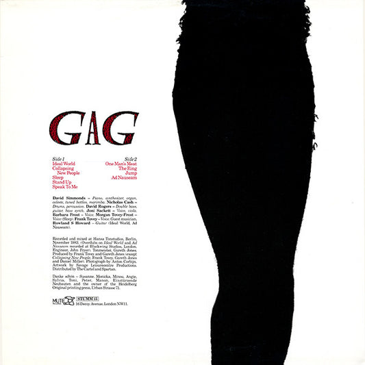 Fad Gadget : Gag (LP, Album)